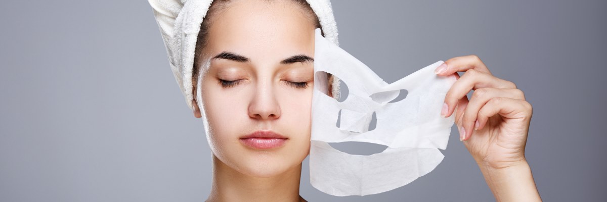 Tre maschere viso istantanee per pelli normali, secche o grasse
