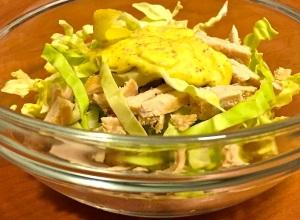 Tacchino e verza in salsa di senape