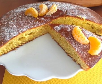 Torta soffice al mandarino tardivo