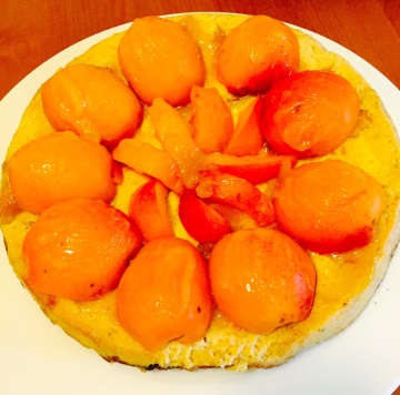Crostata rovesciata di albicocche senza zucchero
