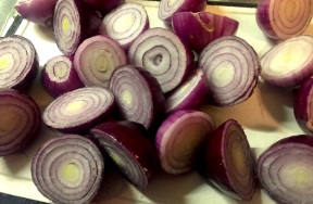Cipolle tagliate