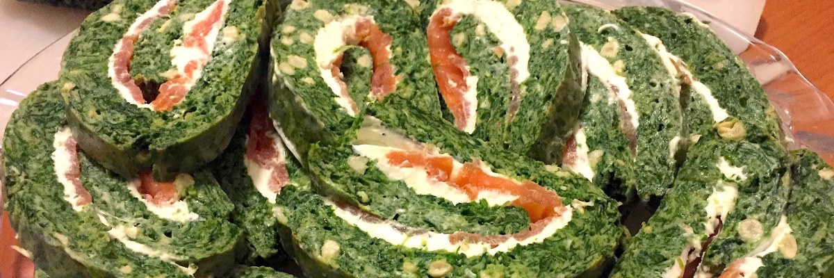 Rondelle di spinaci alla trota affumicata