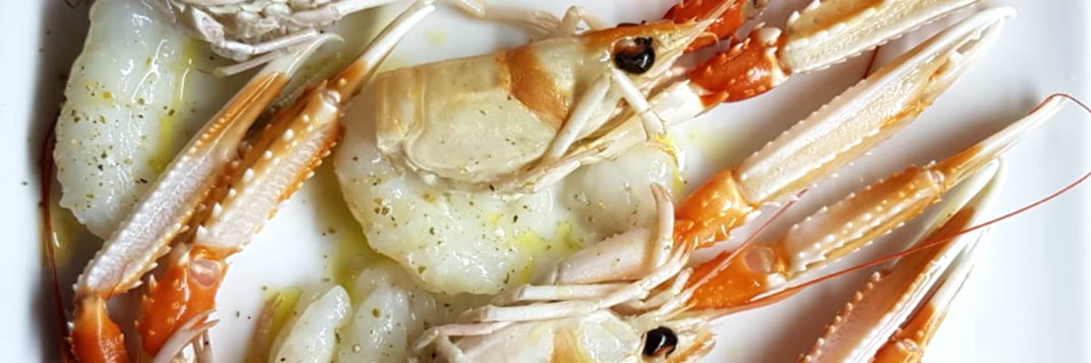 Gamberoni crudi marinati 